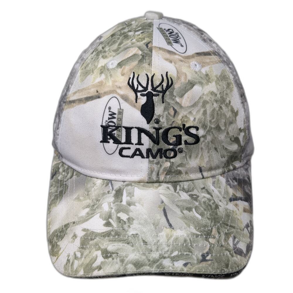 King's Camo Snow Shadow Any Tag Any Time Strapback Baseball Cap Multi One Size